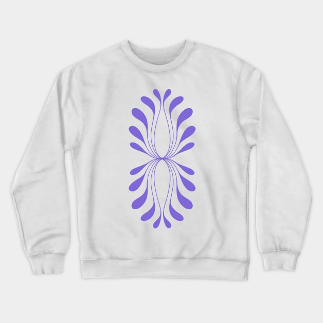 lilac line art Crewneck Sweatshirt by stupidpotato1